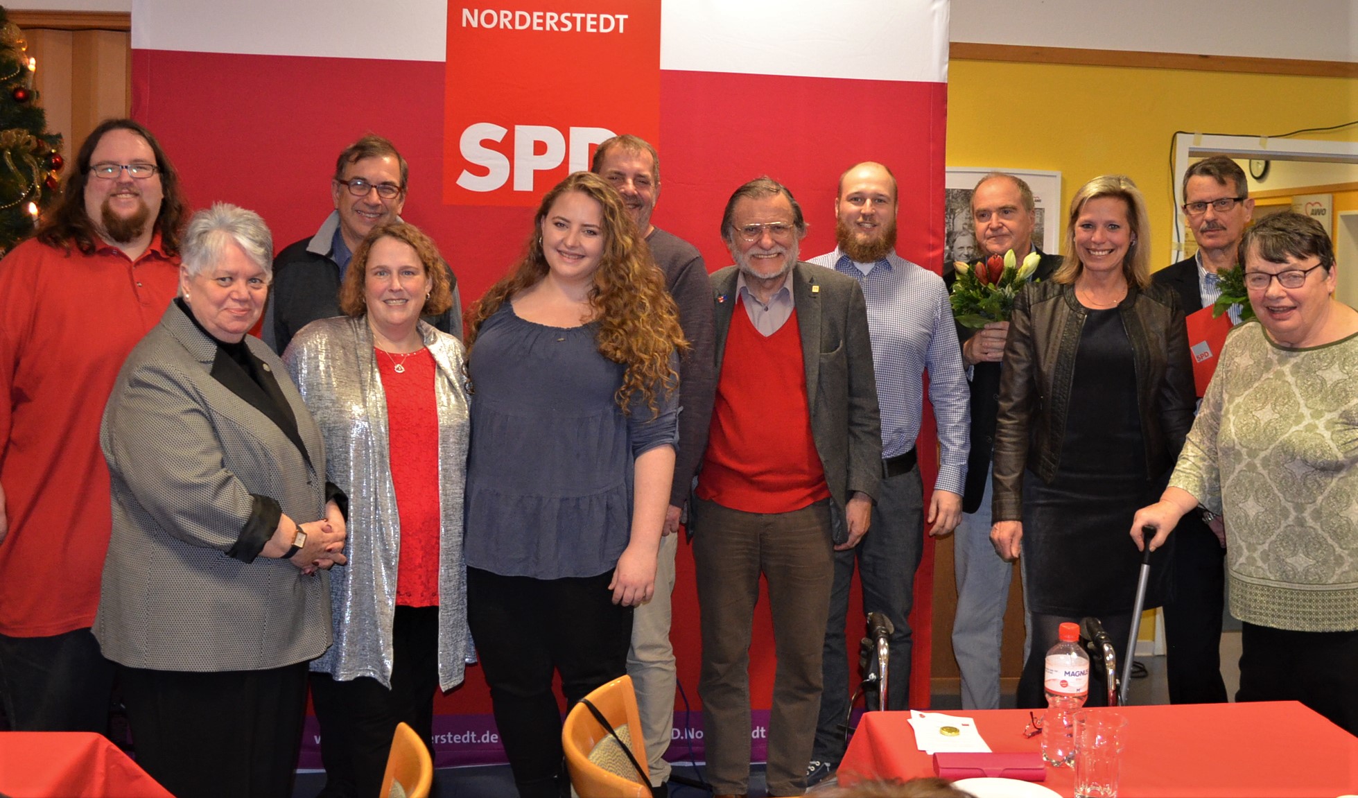 Weihnachtsfeier 2019 der Norderstedter SPD mit Ehrungen für langjährige Mitgliedschaft