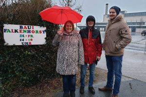 Freud und Leid der Anwohner rund um den Stadtpark: SPD-Mitglieder informieren sich vor Ort