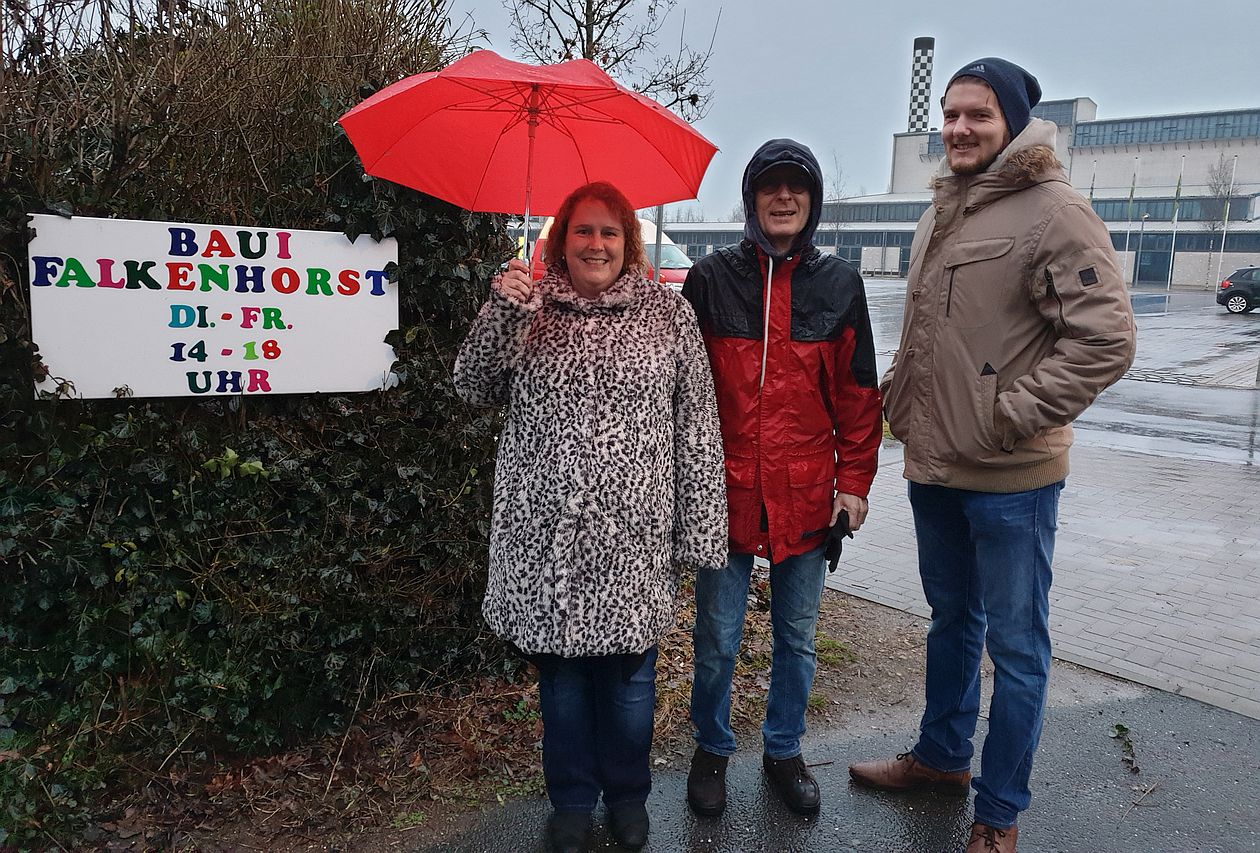 Freud und Leid der Anwohner rund um den Stadtpark: SPD-Mitglieder informieren sich vor Ort