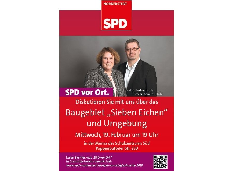 Neubaugebiet "Sieben Eichen" und Umgebung - Einladung zum Bürgergespräch in Glashütte